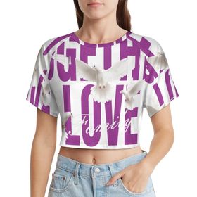 AILLOSA Racerback Tank Top Yuvarlak Yaka Kısa Kol TH-114 Kadın T-shirt