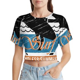 AILLOSA Racerback Tank Top Yuvarlak Yaka Kısa Kol TH-130 Kadın T-shirt