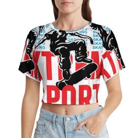 AILLOSA Racerback Tank Top Yuvarlak Yaka Kısa Kol TH-136 Kadın T-shirt