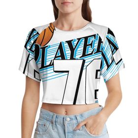 AILLOSA Racerback Tank Top Yuvarlak Yaka Kısa Kol TH-138 Kadın T-shirt