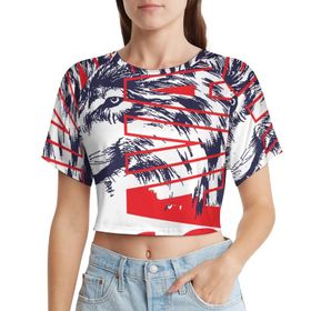 AILLOSA Racerback Tank Top Yuvarlak Yaka Kısa Kol TH-143 Kadın T-shirt