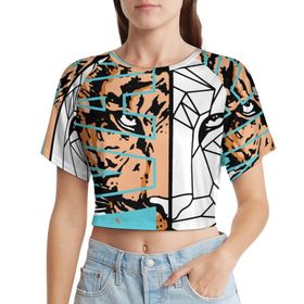AILLOSA Racerback Tank Top Yuvarlak Yaka Kısa Kol TH-146 Kadın T-shirt
