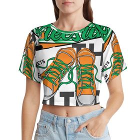 AILLOSA Racerback Tank Top Yuvarlak Yaka Kısa Kol TH-163 Kadın T-shirt