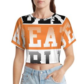 AILLOSA Racerback Tank Top Yuvarlak Yaka Kısa Kol TH-189 Kadın T-shirt