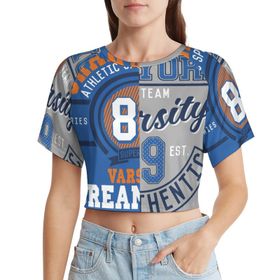 AILLOSA Racerback Tank Top Yuvarlak Yaka Kısa Kol TH-201 Kadın T-shirt
