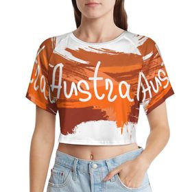 AILLOSA Racerback Tank Top Yuvarlak Yaka Kısa Kol TH-271 Kadın T-shirt
