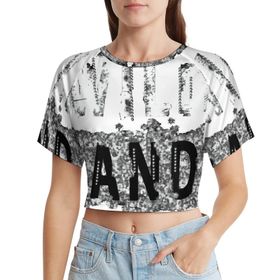 AILLOSA Racerback Tank Top Yuvarlak Yaka Kısa Kol TH-279 Kadın T-shirt