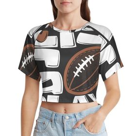 AILLOSA Racerback Tank Top Yuvarlak Yaka Kısa Kol TH-321 Kadın T-shirt