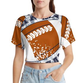 AILLOSA Racerback Tank Top Yuvarlak Yaka Kısa Kol TH-322 Kadın T-shirt