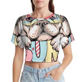 AILLOSA Racerback Tank Top Yuvarlak Yaka Kısa Kol TH-333 Kadın T-shirt