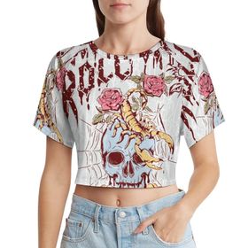 AILLOSA Racerback Tank Top Yuvarlak Yaka Kısa Kol TH-356 Kadın T-shirt