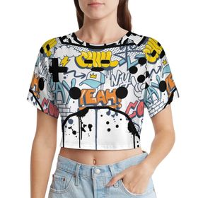 AILLOSA Racerback Tank Top Yuvarlak Yaka Kısa Kol TH-359 Kadın T-shirt