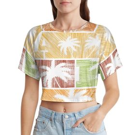 AILLOSA Racerback Tank Top Yuvarlak Yaka Kısa Kol TH-372 Kadın T-shirt