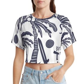 AILLOSA Racerback Tank Top Yuvarlak Yaka Kısa Kol TH-412 Kadın T-shirt