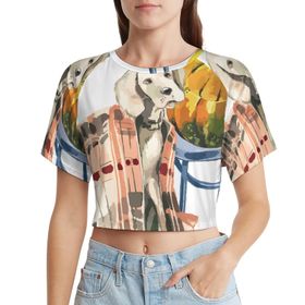 AILLOSA Racerback Tank Top Yuvarlak Yaka Kısa Kol TH-418 Kadın T-shirt