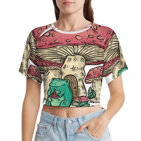 AILLOSA Racerback Tank Top Yuvarlak Yaka Kısa Kol TH-434 Kadın T-shirt