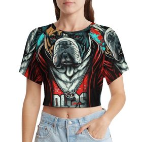 AILLOSA Racerback Tank Top Yuvarlak Yaka Kısa Kol TH-439 Kadın T-shirt