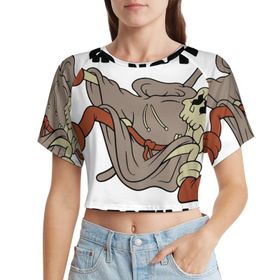 AILLOSA Racerback Tank Top Yuvarlak Yaka Kısa Kol TH-456 Kadın T-shirt