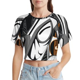 AILLOSA Racerback Tank Top Yuvarlak Yaka Kısa Kol TH-468 Kadın T-shirt