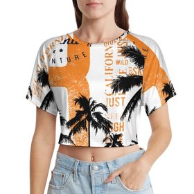 AILLOSA Racerback Tank Top Yuvarlak Yaka Kısa Kol TH-481 Kadın T-shirt