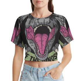 AILLOSA Racerback Tank Top Yuvarlak Yaka Kısa Kol TH-491 Kadın T-shirt