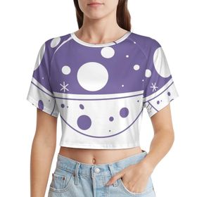 AILLOSA Racerback Tank Top Yuvarlak Yaka Kısa Kol TH-71 Kadın T-shirt