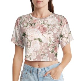 AILLOSA Racerback Tank Top Yuvarlak Yaka Kısa Kol YH-121 Kadın T-shirt