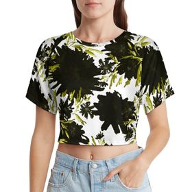 AILLOSA Racerback Tank Top Yuvarlak Yaka Kısa Kol YH-123 Kadın T-shirt
