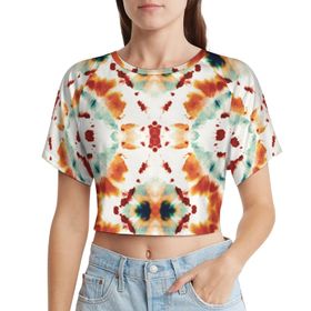 AILLOSA Racerback Tank Top Yuvarlak Yaka Kısa Kol YH-129 Kadın T-shirt