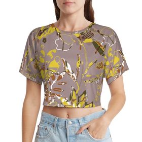 AILLOSA Racerback Tank Top Yuvarlak Yaka Kısa Kol YH-134 Kadın T-shirt