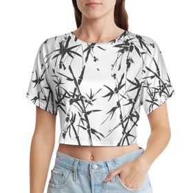 AILLOSA Racerback Tank Top Yuvarlak Yaka Kısa Kol YH-135 Kadın T-shirt