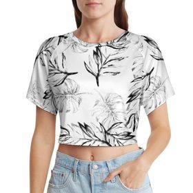 AILLOSA Racerback Tank Top Yuvarlak Yaka Kısa Kol YH-137 Kadın T-shirt