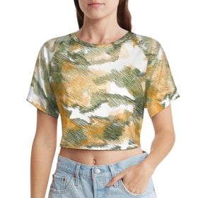 AILLOSA Racerback Tank Top Yuvarlak Yaka Kısa Kol YH-152 Kadın T-shirt