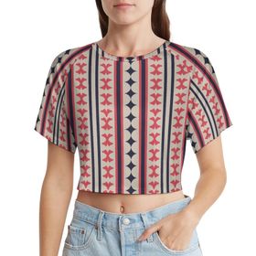 AILLOSA Racerback Tank Top Yuvarlak Yaka Kısa Kol YH-154 Kadın T-shirt