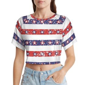 AILLOSA Racerback Tank Top Yuvarlak Yaka Kısa Kol YH-156 Kadın T-shirt