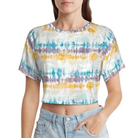 AILLOSA Racerback Tank Top Yuvarlak Yaka Kısa Kol YH-159 Kadın T-shirt