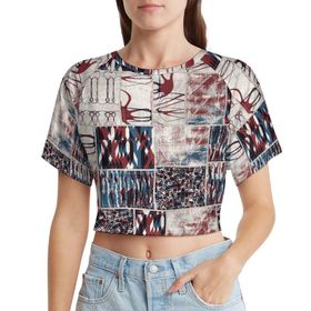 AILLOSA Racerback Tank Top Yuvarlak Yaka Kısa Kol YH-160 Kadın T-shirt