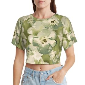 AILLOSA Racerback Tank Top Yuvarlak Yaka Kısa Kol YH-165 Kadın T-shirt