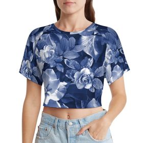 AILLOSA Racerback Tank Top Yuvarlak Yaka Kısa Kol YH-174 Kadın T-shirt
