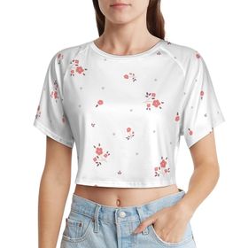 AILLOSA Racerback Tank Top Yuvarlak Yaka Kısa Kol YH-201 Kadın T-shirt