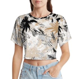 AILLOSA Racerback Tank Top Yuvarlak Yaka Kısa Kol YH-206 Kadın T-shirt