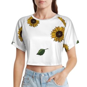 AILLOSA Racerback Tank Top Yuvarlak Yaka Kısa Kol YH-211 Kadın T-shirt