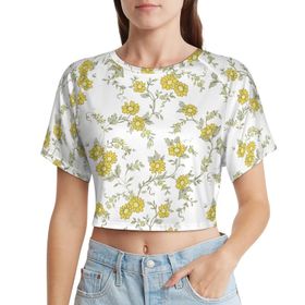 AILLOSA Racerback Tank Top Yuvarlak Yaka Kısa Kol YH-217 Kadın T-shirt