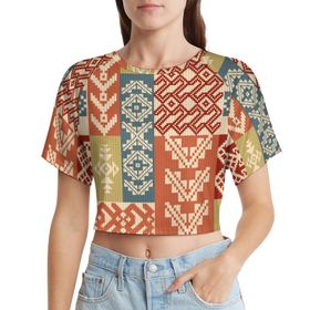 AILLOSA Racerback Tank Top Yuvarlak Yaka Kısa Kol YH-230 Kadın T-shirt