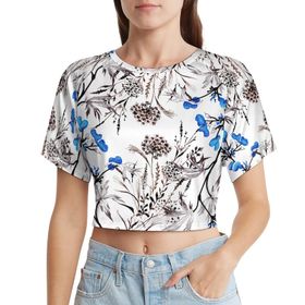 AILLOSA Racerback Tank Top Yuvarlak Yaka Kısa Kol YH-242 Kadın T-shirt