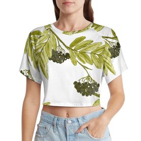 AILLOSA Racerback Tank Top Yuvarlak Yaka Kısa Kol YH-248 Kadın T-shirt