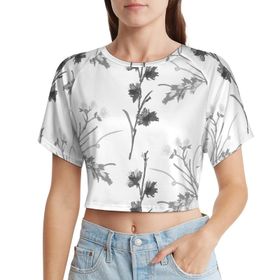 AILLOSA Racerback Tank Top Yuvarlak Yaka Kısa Kol YH-260 Kadın T-shirt