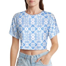 AILLOSA Racerback Tank Top Yuvarlak Yaka Kısa Kol YH-267 Kadın T-shirt