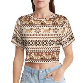 AILLOSA Racerback Tank Top Yuvarlak Yaka Kısa Kol YH-270 Kadın T-shirt