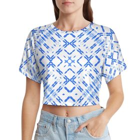 AILLOSA Racerback Tank Top Yuvarlak Yaka Kısa Kol YH-281 Kadın T-shirt